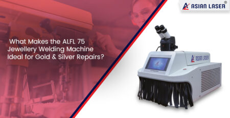 Can the ALFL 75 weld both gold and silver effectively?
