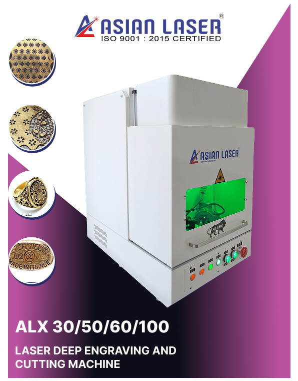 ALX 30/50/60/100 Jewellery laser deep engraving cutting machine